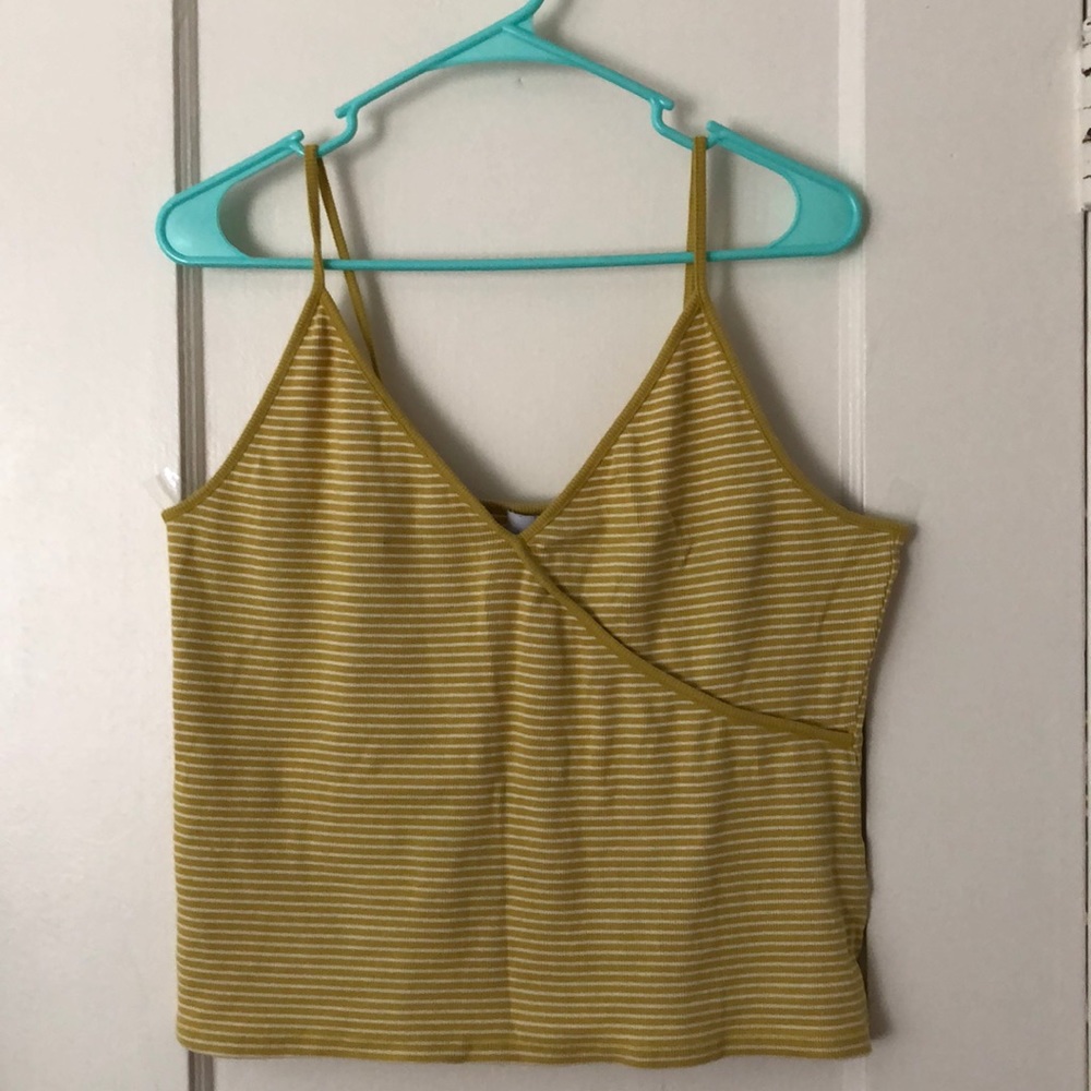 Plus Size Stripped Crop Top